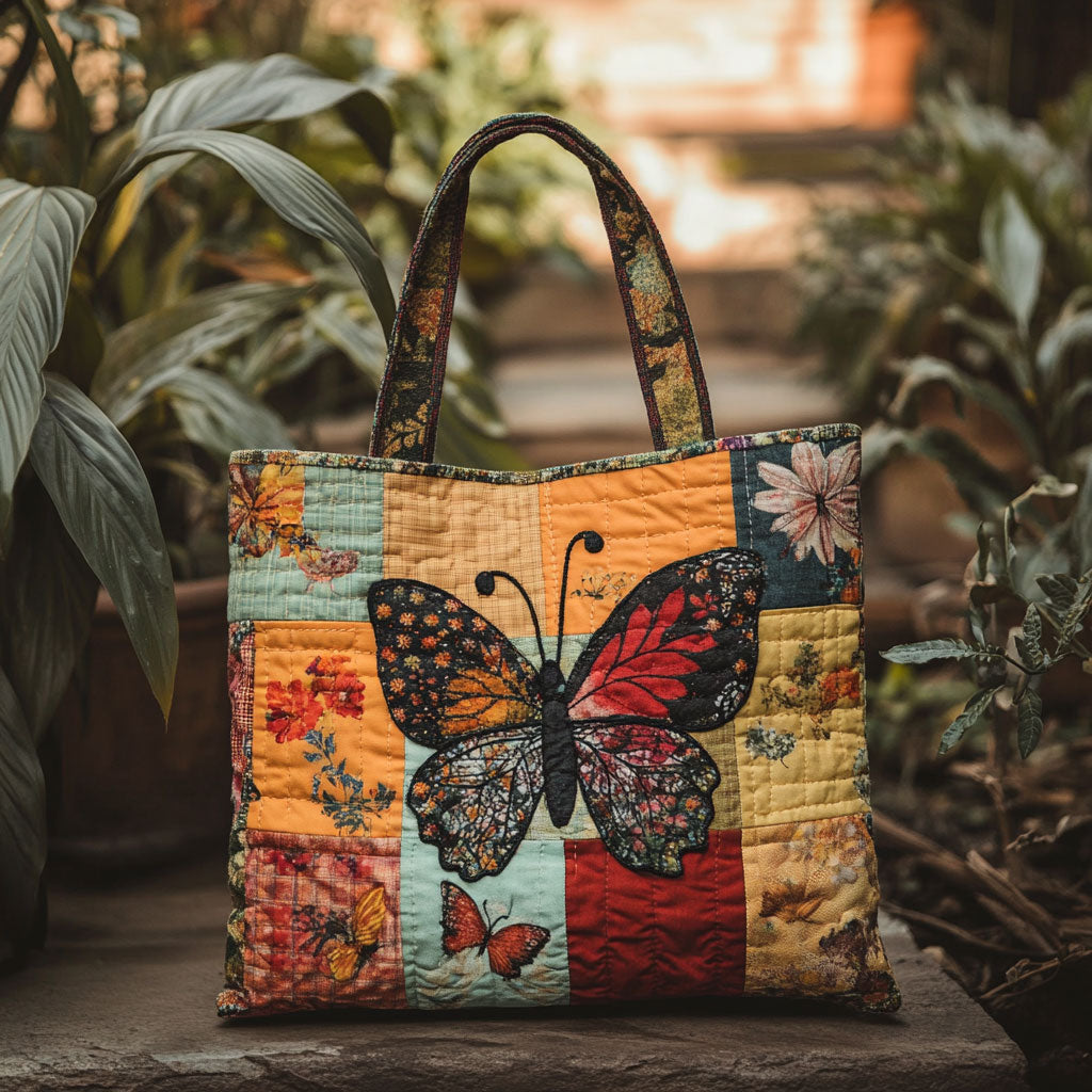 Butterfly Heritage WN0210012CL Quilted Tote Bag Featured