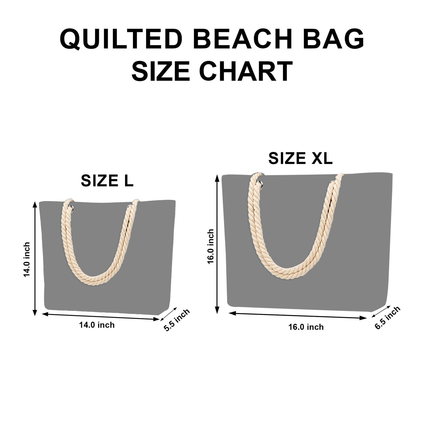 Hippie Vibes Quilted Beach Bag