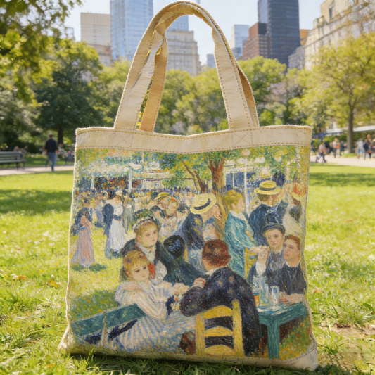 Seurat’s Sunday Afternoon Quilted Tote Bag YLTO0958