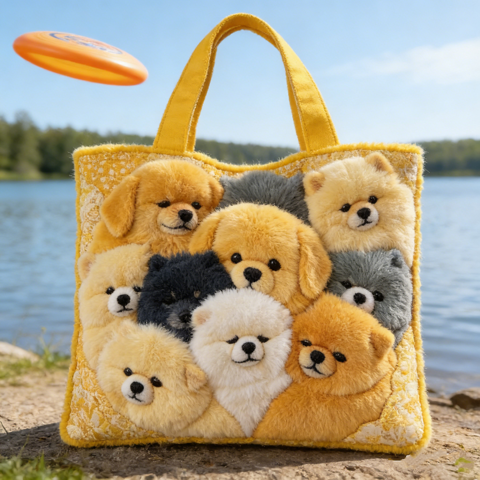 Lakeside Pet Embroidery Tote Bag