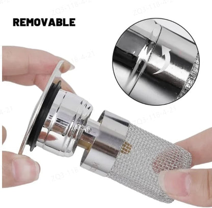 Universal 2-in-1 Bathroom/Kitchen Sink Stopper 5