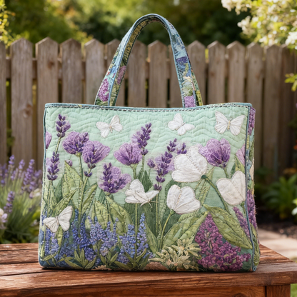 Garden Inspired Quilted Tote Bag