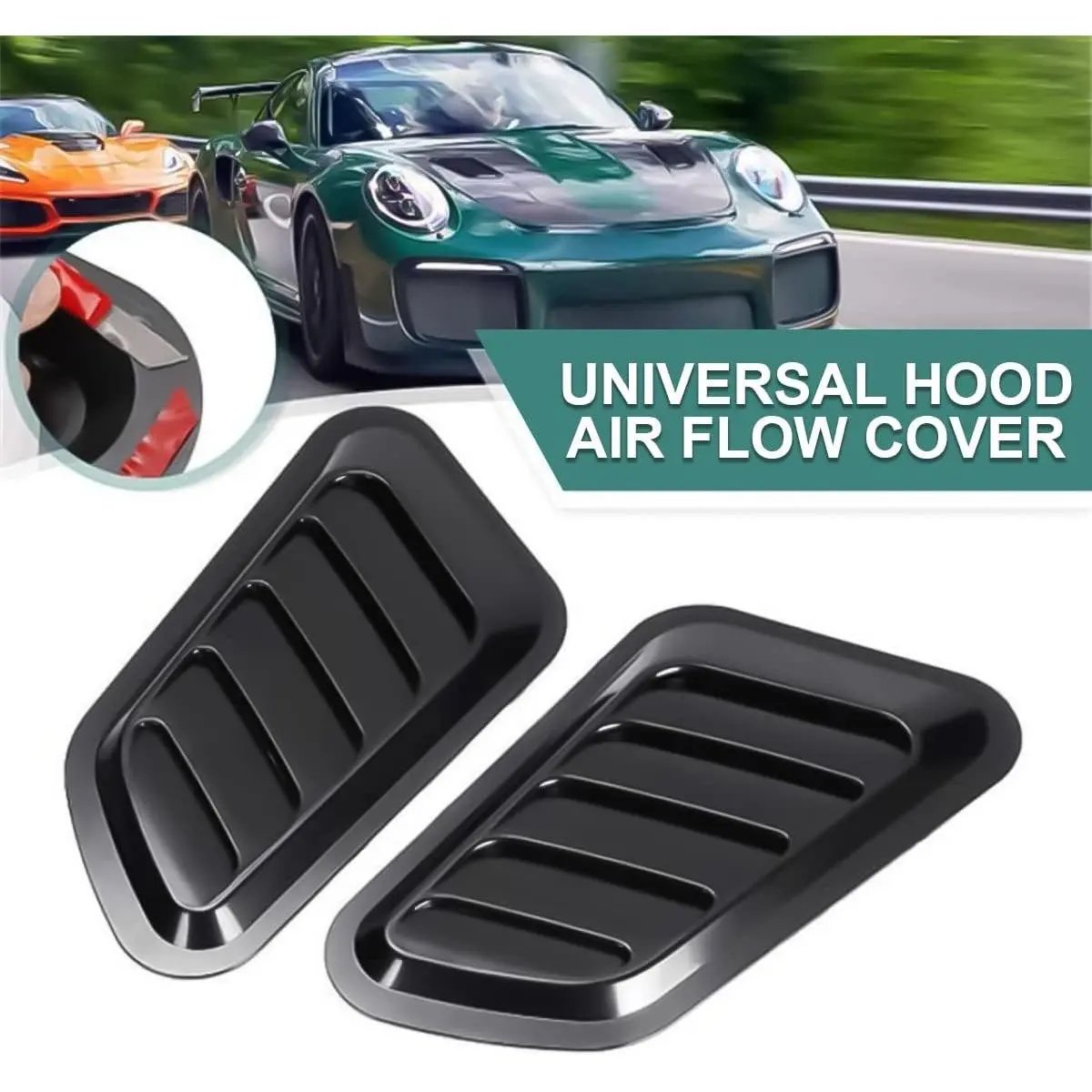 2PCS Universal Hood Air Vents 3