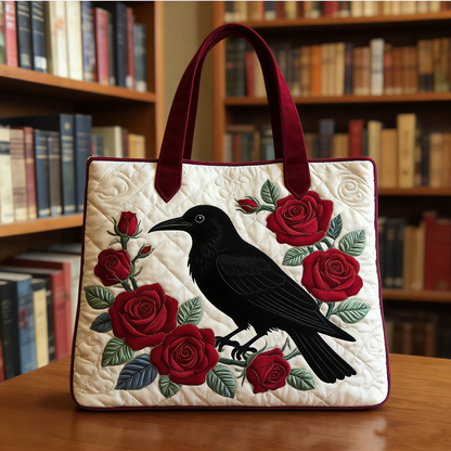 Atmospheric Study Quilted Tote Bag