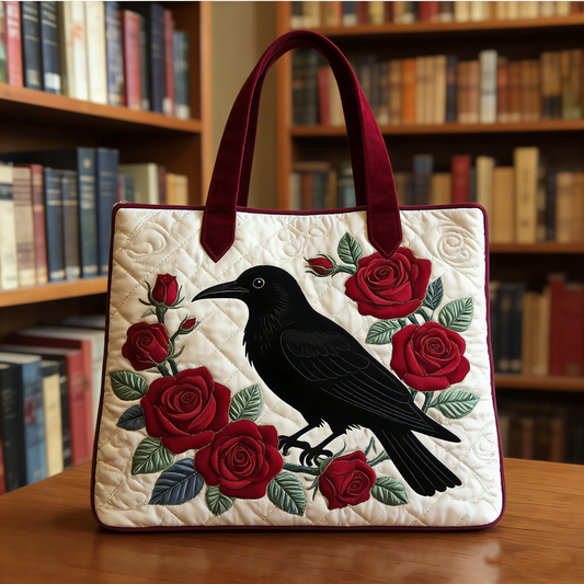 Atmospheric Study Quilted Tote Bag