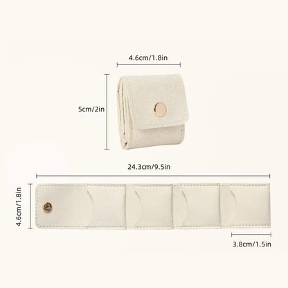 3-Piece Mini Travel Jewelry Bag