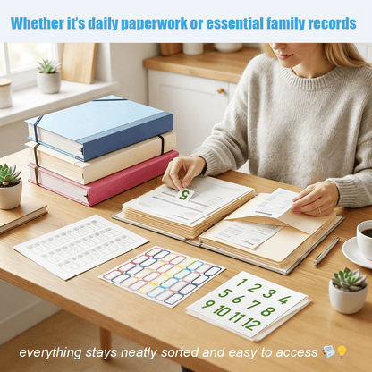 Document Organizer Binder 5