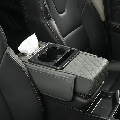 Multifunctional PU Leather Car Armrest Box Mat 8