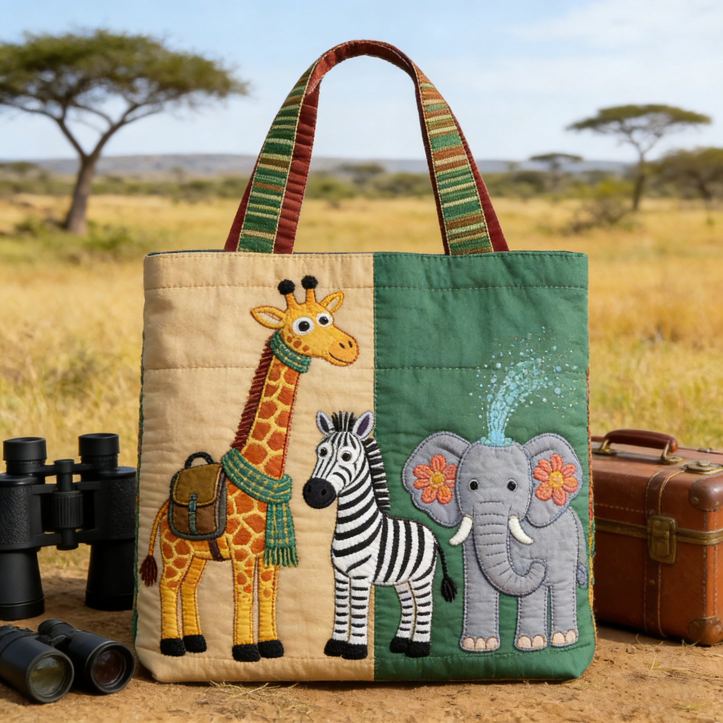 Cute Embroidery Tote Bag