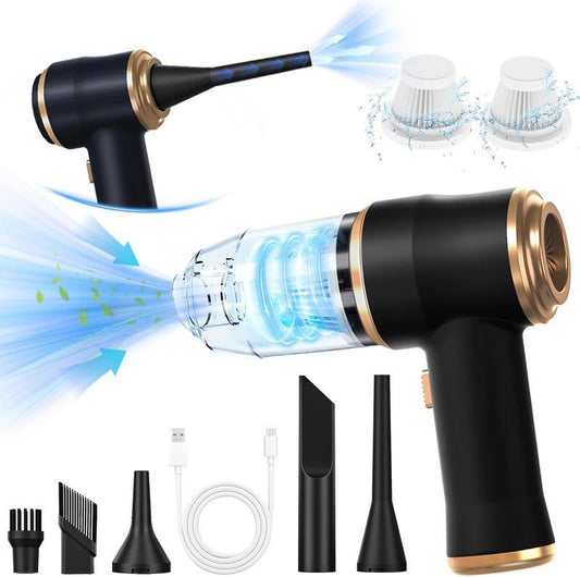 ZAKKA HUB™ Handheld Wireless Vacuum Cleaner 19000Pa High-Power Suction + Air Blower | 120W Cordless Cleaning Gun for Car, Home & Pets