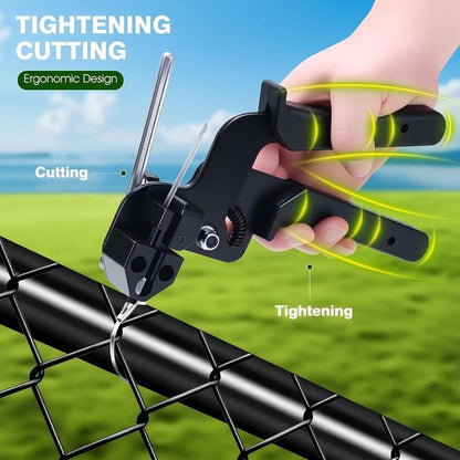 Stainless Steel Cable Tie Gun with Metal Zip Ties 4