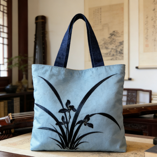 Scholar Orchid Quilted Tote Bag