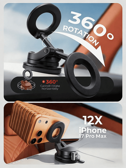 360°Vacuum Car Phone Holder 4