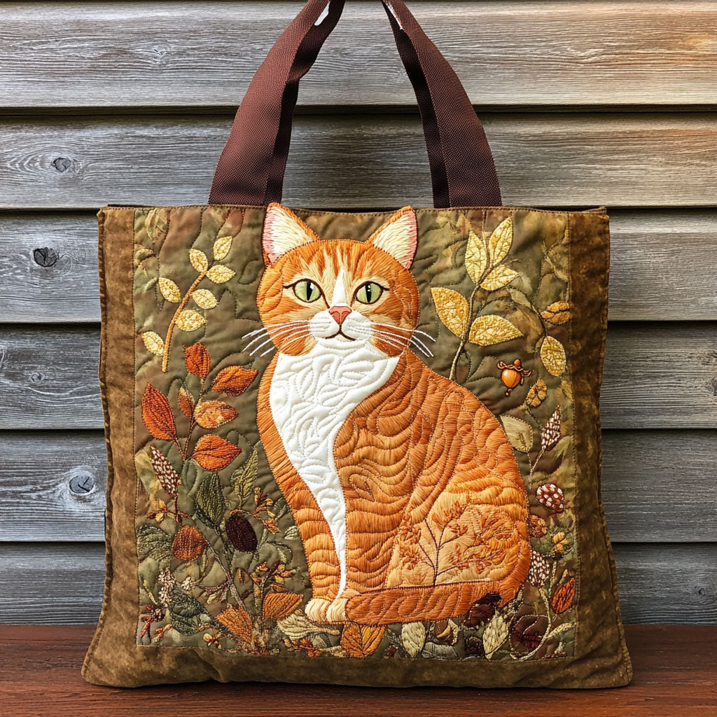Cozy Cat CP0110224CL Quitled Tote Bag  Animal print