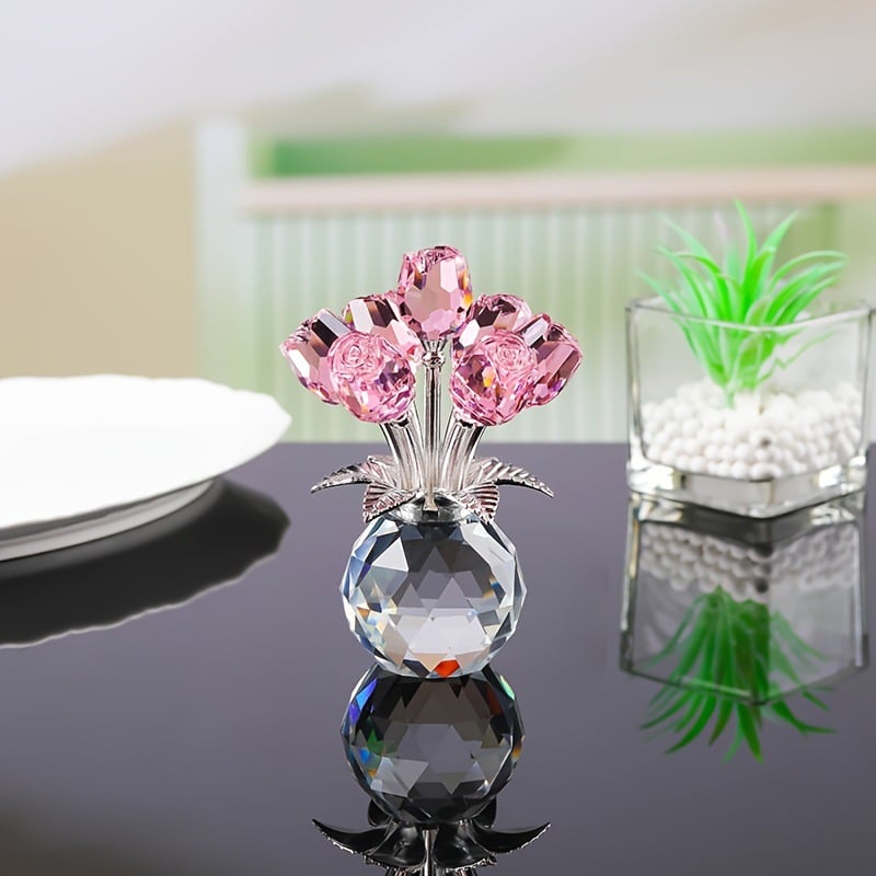 Eternal Colorful Rose Ornament 8
