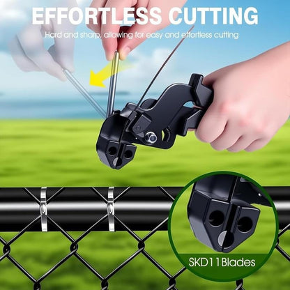 Stainless Steel Cable Tie Gun with Metal Zip Ties 5