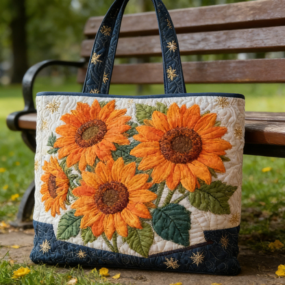 Sunflower Quilted Tote Bag BR50500