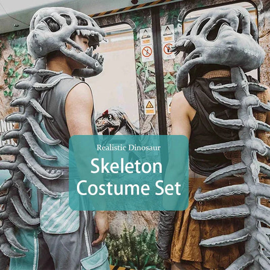 Realistic Dinosaur Skeleton Costume Set 1