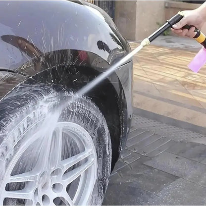 FathersDayGift Portable High Pressure Water Sprayer, Adjustable Garden Hose Nozzle Sprayer, Car Washing & Maintenance To 4