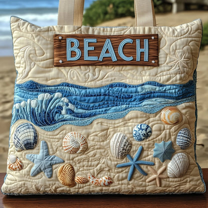 Ocean Treasures Quilted Tote Bag