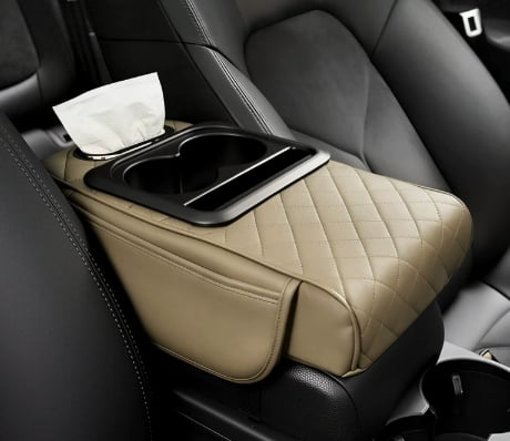 Multifunctional PU Leather Car Armrest Box Mat 9