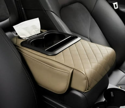 Multifunctional PU Leather Car Armrest Box Mat 9