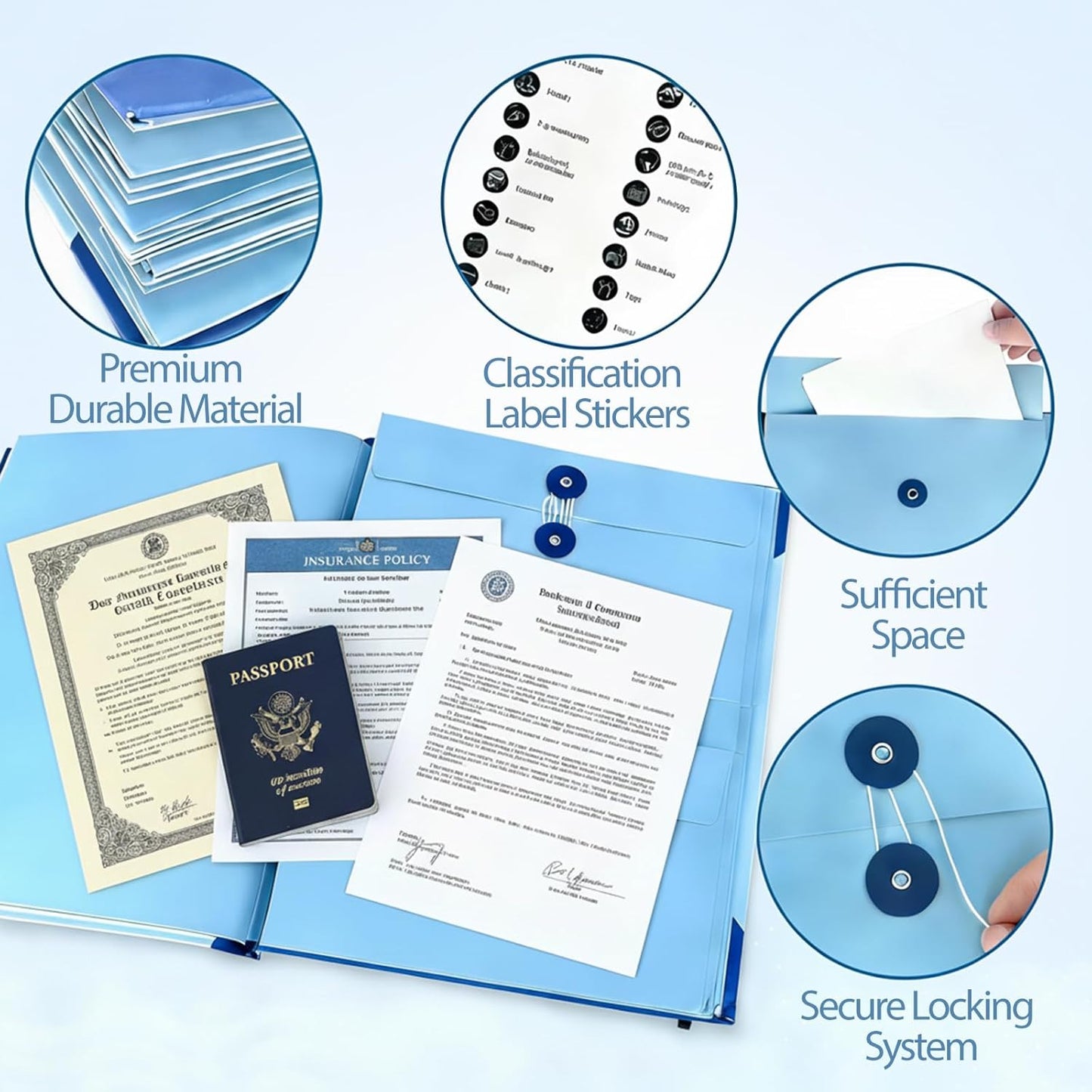 Document Organizer Binder 8