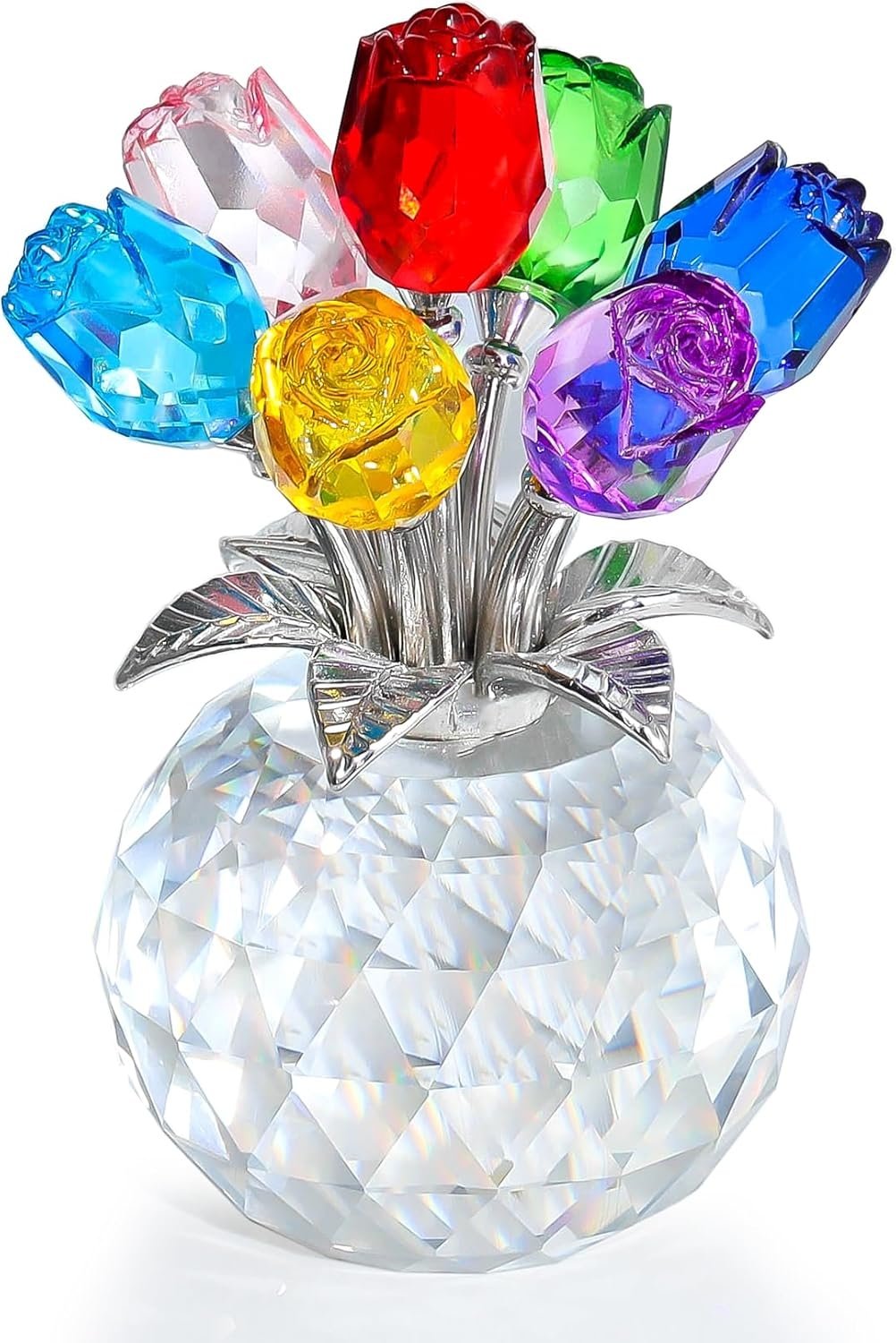Eternal Colorful Rose Ornament 2
