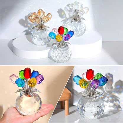 Eternal Colorful Rose Ornament 3