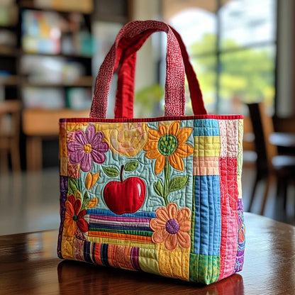 Knowledge Roots Quilted Tote Bag