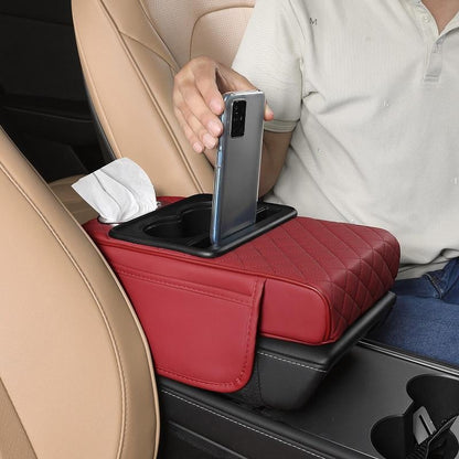 Multifunctional PU Leather Car Armrest Box Mat 4