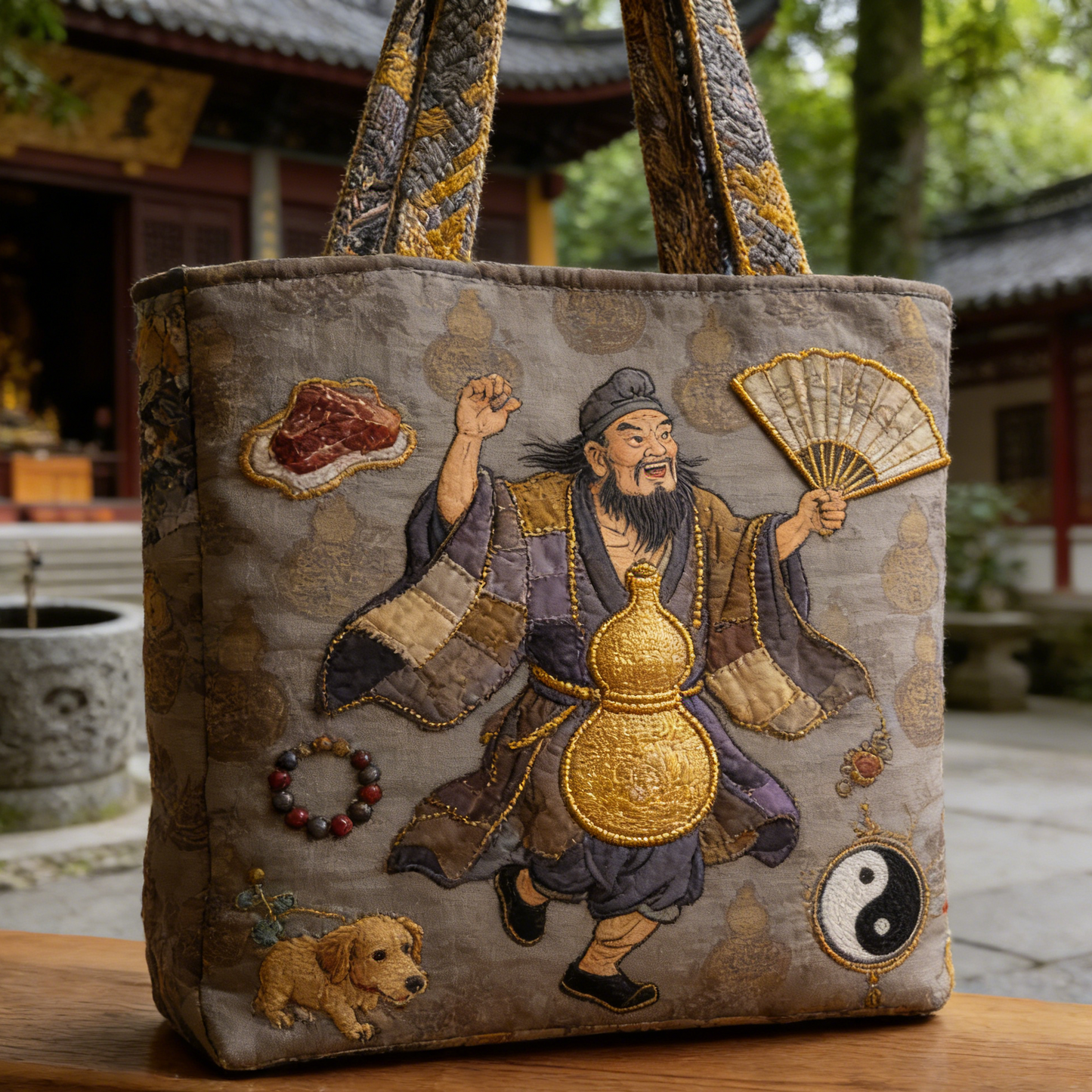 Chinese Immortal Li Tieguai Tote Bag