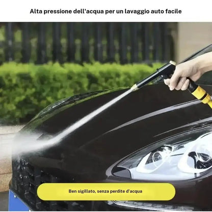 FathersDayGift Portable High Pressure Water Sprayer, Adjustable Garden Hose Nozzle Sprayer, Car Washing & Maintenance To 5