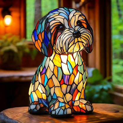 Lampe artistique en résine maltaise 
