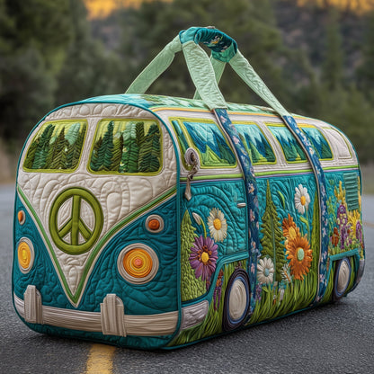 Hippie Journey Quilted Duffle Bag