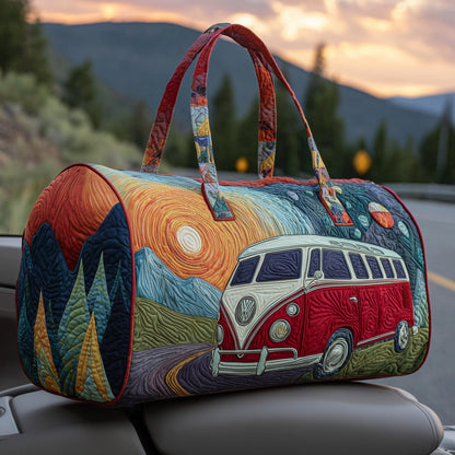 Hippie Van Quilted Duffle Bag