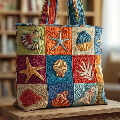 Ocean Breeze Quilted Tote Bag