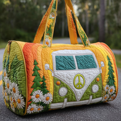 Hippie Van Quilted Duffle Bag