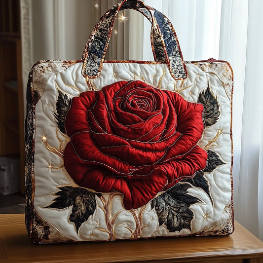 Majestic Petal Quilted Tote Bag