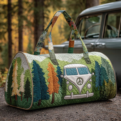 Hippie Van Quilted Duffle Bag