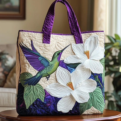 Magnolia Dance Quilted Tote Bag