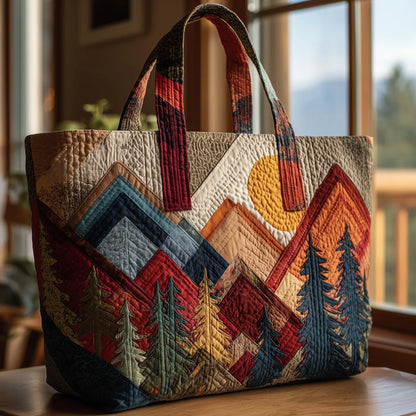 Whispering Pines Quilted Tote Bag
