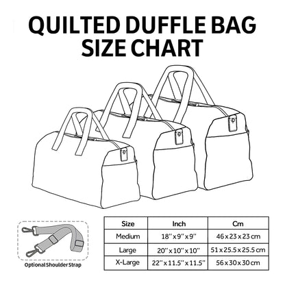 Heritage Paw Quilted Duffle Bag