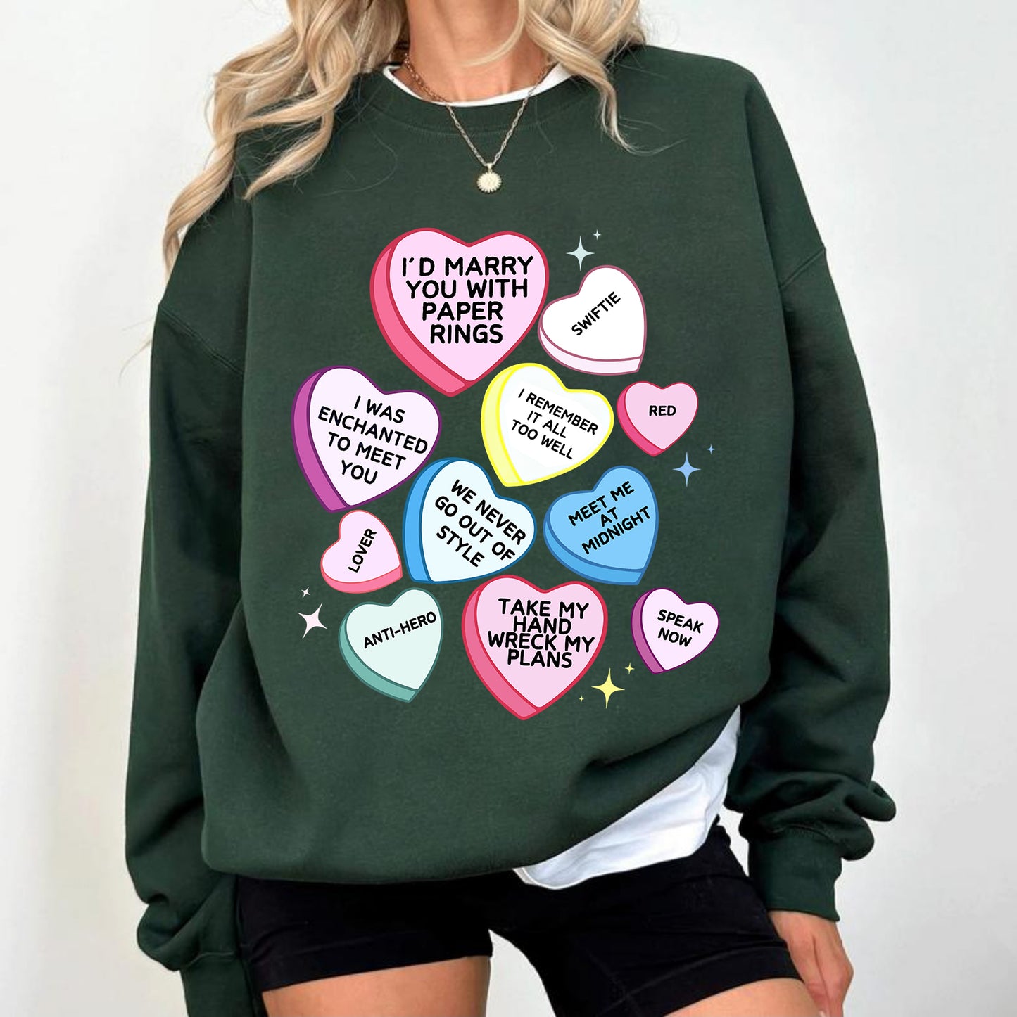 Swiftie Papers Rings Valentine Day Shirt T-Shirt