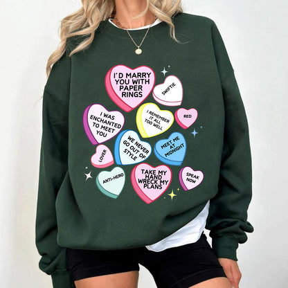 Swiftie Papers Rings Valentine Day Shirt T-Shirt
