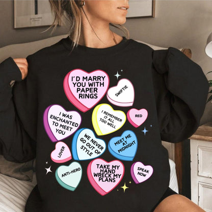 Swiftie Papers Rings Valentine Day Shirt T-Shirt