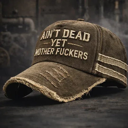 Ain't Dead Yet Vintage Trucker Cap 4