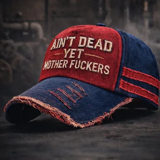 Ain't Dead Yet Vintage Trucker Cap 3