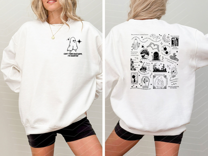 T-shirt/sweat-shirt effrayant pour Halloween, avec paroles de chansons d'Halloween