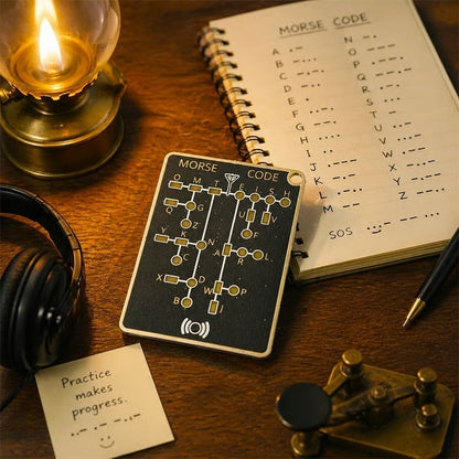 Morse Code Trainer Card Pro (LED Edition) 1